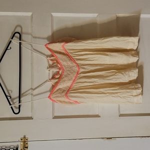 American Eagle Adjustable Strap Cream and Pink tank